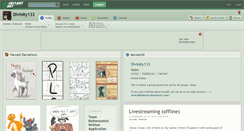 Desktop Screenshot of divinity133.deviantart.com