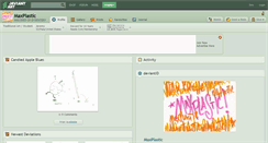 Desktop Screenshot of maxplastic.deviantart.com