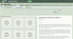Desktop Screenshot of guest-1001.deviantart.com