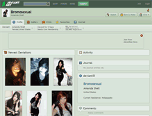 Tablet Screenshot of bromosexual.deviantart.com