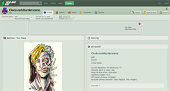 Desktop Screenshot of clockworkmurderscene.deviantart.com