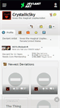 Mobile Screenshot of crystallicsky.deviantart.com