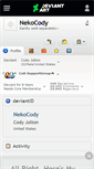 Mobile Screenshot of nekocody.deviantart.com