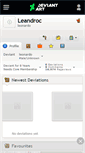Mobile Screenshot of leandroc.deviantart.com