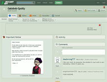 Tablet Screenshot of gatobob-spotty.deviantart.com