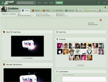 Tablet Screenshot of ghstbster.deviantart.com