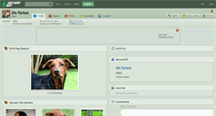 Desktop Screenshot of dis-torted.deviantart.com
