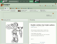 Tablet Screenshot of buzzgrow.deviantart.com