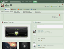Tablet Screenshot of call-me-dd.deviantart.com