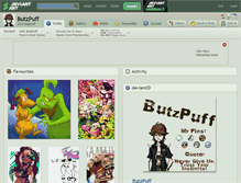 Tablet Screenshot of butzpuff.deviantart.com