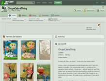 Tablet Screenshot of chupacabrathing.deviantart.com
