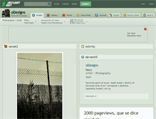 Tablet Screenshot of odesigns.deviantart.com