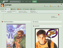Tablet Screenshot of jagknight.deviantart.com
