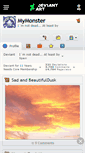Mobile Screenshot of mymonster.deviantart.com