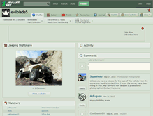 Tablet Screenshot of evilblade5.deviantart.com