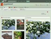 Tablet Screenshot of chrysanthemum7.deviantart.com