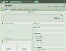 Tablet Screenshot of fob1012er.deviantart.com