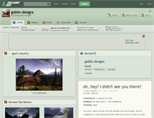 Tablet Screenshot of goblin-designs.deviantart.com