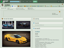 Tablet Screenshot of icedstar.deviantart.com