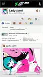 Mobile Screenshot of lady-aomi.deviantart.com