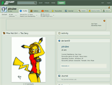 Tablet Screenshot of pirulee.deviantart.com