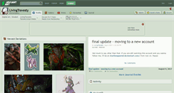 Desktop Screenshot of livingtravesty.deviantart.com