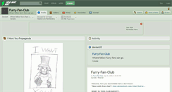 Desktop Screenshot of furry-fan-club.deviantart.com