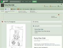 Tablet Screenshot of furry-fan-club.deviantart.com