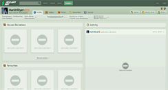 Desktop Screenshot of markhillyer.deviantart.com