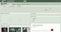 Desktop Screenshot of godgirl.deviantart.com