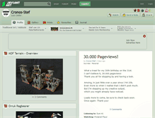 Tablet Screenshot of cronos-stef.deviantart.com