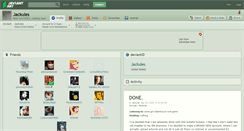 Desktop Screenshot of jackules.deviantart.com