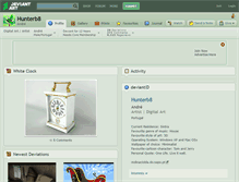 Tablet Screenshot of hunterb8.deviantart.com