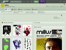 Tablet Screenshot of millus.deviantart.com