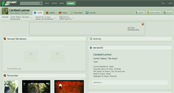 Desktop Screenshot of limited-lemon.deviantart.com