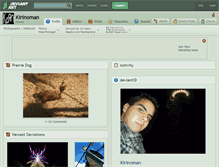 Tablet Screenshot of kirinoman.deviantart.com