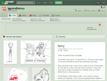 Tablet Screenshot of iggyanddenryu.deviantart.com