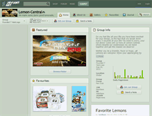 Tablet Screenshot of lemon-central.deviantart.com