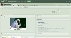 Desktop Screenshot of dragonplayer.deviantart.com