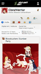Mobile Screenshot of clonewarrior.deviantart.com