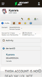 Mobile Screenshot of kyarara.deviantart.com