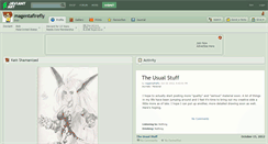 Desktop Screenshot of magentafirefly.deviantart.com