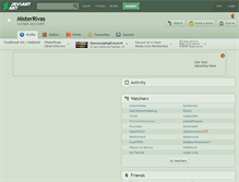 Tablet Screenshot of misterrivas.deviantart.com