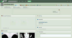 Desktop Screenshot of michelleled-stock.deviantart.com