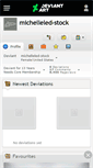 Mobile Screenshot of michelleled-stock.deviantart.com