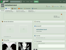Tablet Screenshot of michelleled-stock.deviantart.com