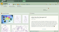 Desktop Screenshot of candyfox.deviantart.com