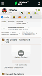 Mobile Screenshot of obaba.deviantart.com