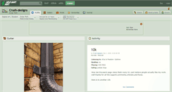Desktop Screenshot of crush-designs.deviantart.com