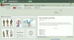 Desktop Screenshot of greenzaku.deviantart.com